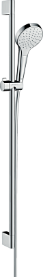 Картинка Душевой набор 1jet со штангой 90 см EcoSmart Hansgrohe Croma Select S арт. 26575400 Kerasan