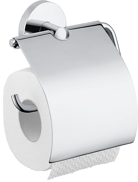 Держатель рулона туалетной бумаги с крышкой Hansgrohe Logis арт. 40523000