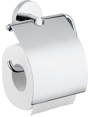 Картинка Держатель рулона туалетной бумаги с крышкой Hansgrohe Logis арт. 40523000 Kerasan