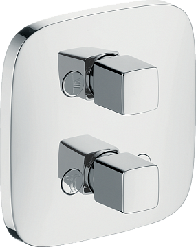Запорный/переключающий вентиль iControl встраиваемый для 3 потребителей Hansgrohe PuraVida арт. 15777000