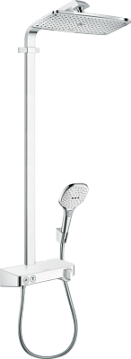     ShowerTablet Select Hansgrohe Raindance Select E 360 1jet Showerpipe . 27288400 Kerasan