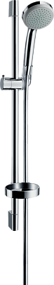 Картинка Душевой набор Mono со штангой 65 см и мыльницей Hansgrohe Croma 100 арт. 27717000 Kerasan
